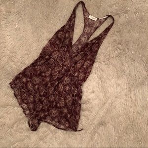 UO floral tank romper